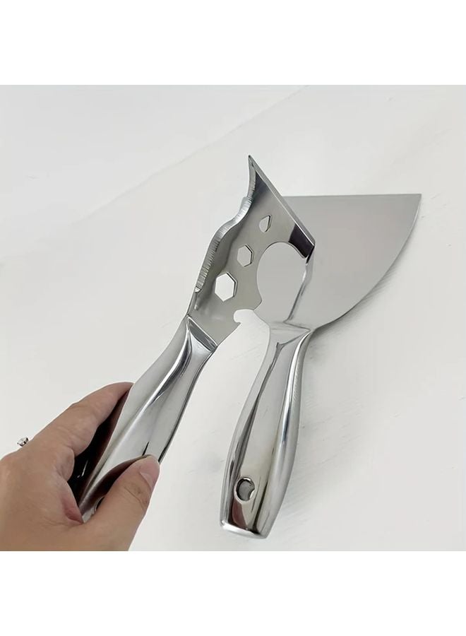 5 Inch Heavy Duty 420 Stainless Steel Multi Purpose Scraper Shovel Chopper Trowel - Image 4